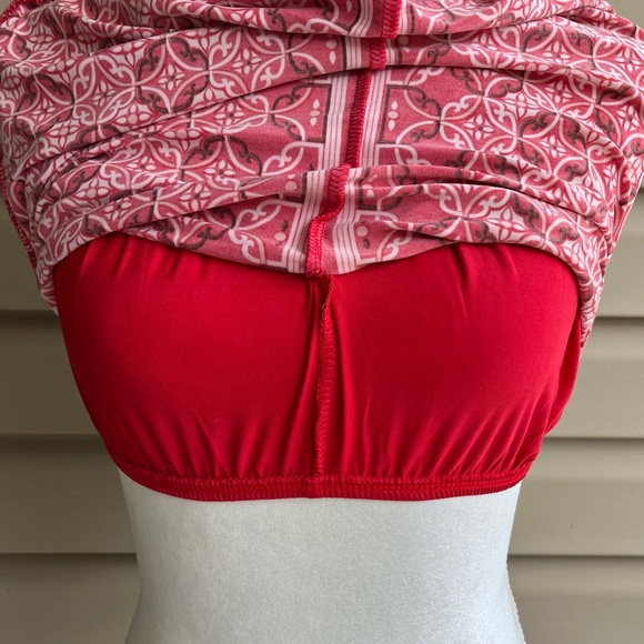 •Max Studio• Geometric Moroccan Pattern Halter Dress - Size Small - Picture 6 of 9